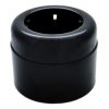 184200 Zwart Bakeliet Wandcontactdoos Randaarde opbouw