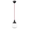 100856 Kegel Hanglamp met Rood Textielsnoer